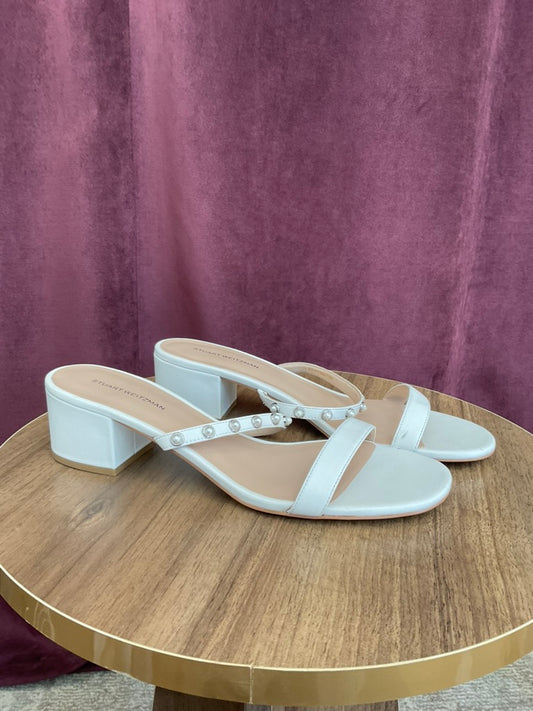 Stuart Weitzman - Pearly Strap Block Slide 50 Sandal (11)
