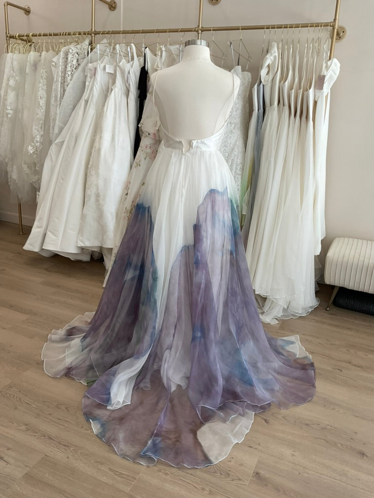 Leanne Marshall - Gabrielle Hand-Dyed Teal/Purple/Blue (14)