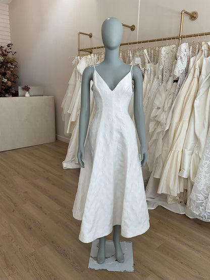 Lela Rose - Daisy Jacquard Midi dress (4)