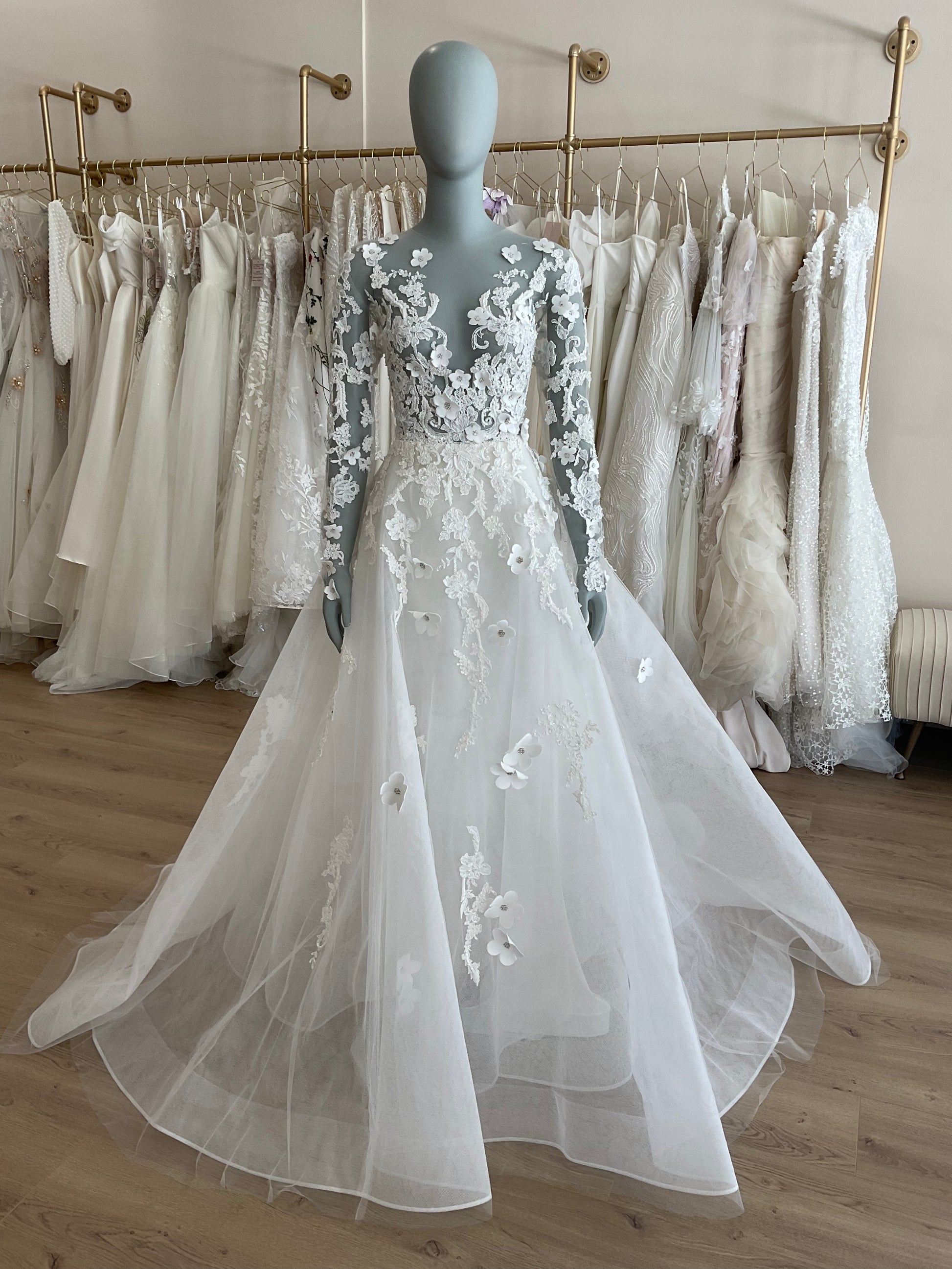Ball Gown Used Reem Acra Wedding Dress How Much Is A Reem Acra