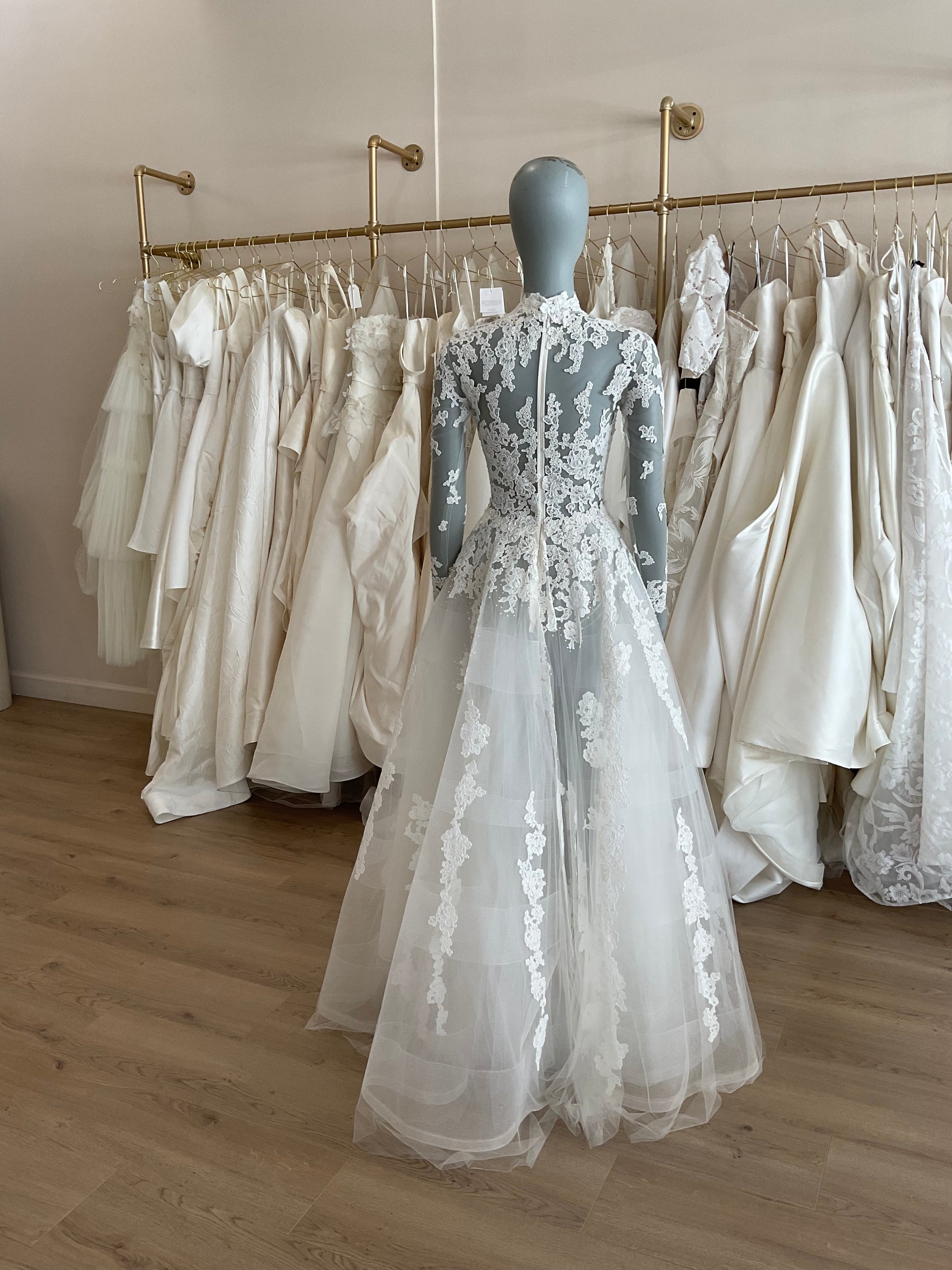reem acra wedding dress Love From Above Look 19 line gown with sweetheart neckline Reem Acra Bridal Wedding Dress