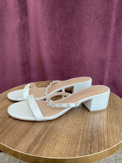Stuart Weitzman - Pearly Strap Block Slide 50 Sandal (11)