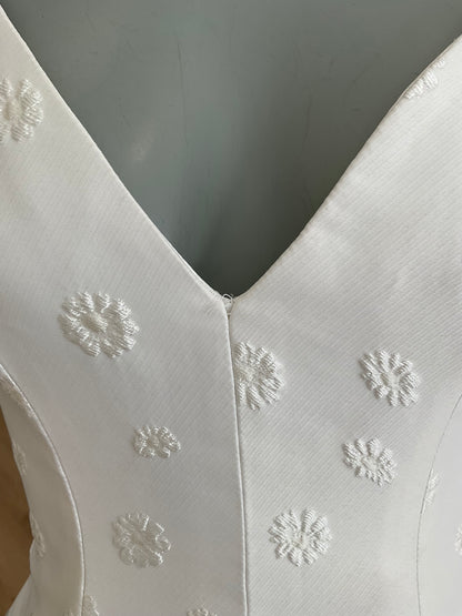 Lela Rose - Daisy Jacquard Midi dress (4)