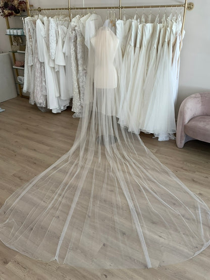 Galia Lahav - Raw Edge Veil (Cathedral)