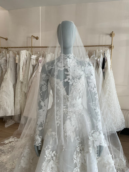 Monique Lhuillier - Wish w/ Jacket + Veil (8)