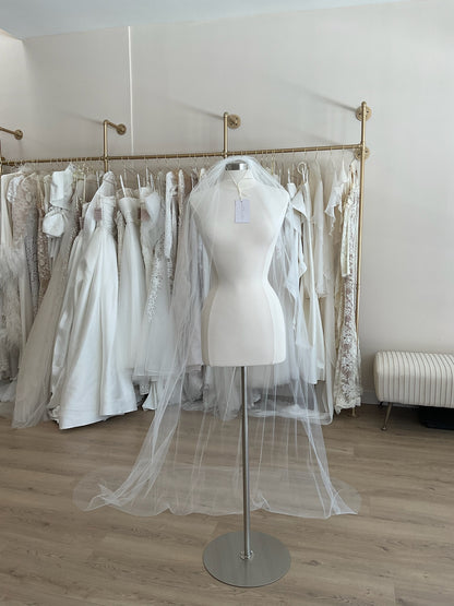 Custom - Raw Edge Chapel Veil