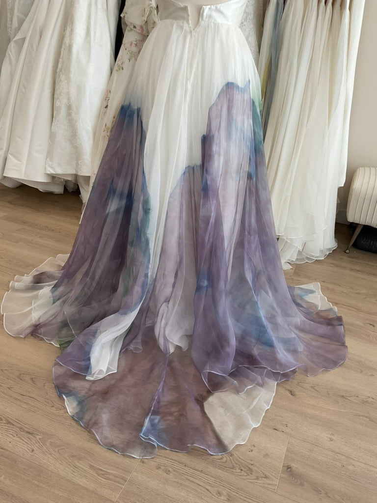 Leanne Marshall - Gabrielle Hand-Dyed Teal/Purple/Blue (14)