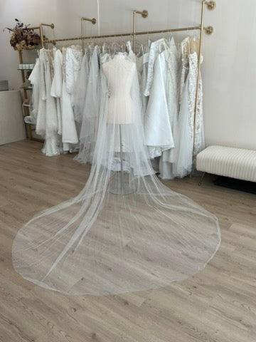 Custom - Two Tier Pearl Veil (Cathedral)