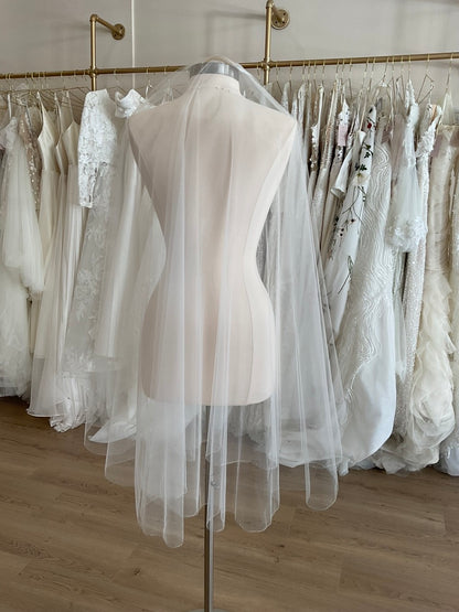 Cocoe Voci - Gold Trim Circular Veil