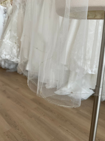 Cocoe Voci - Gold Trim Circular Veil