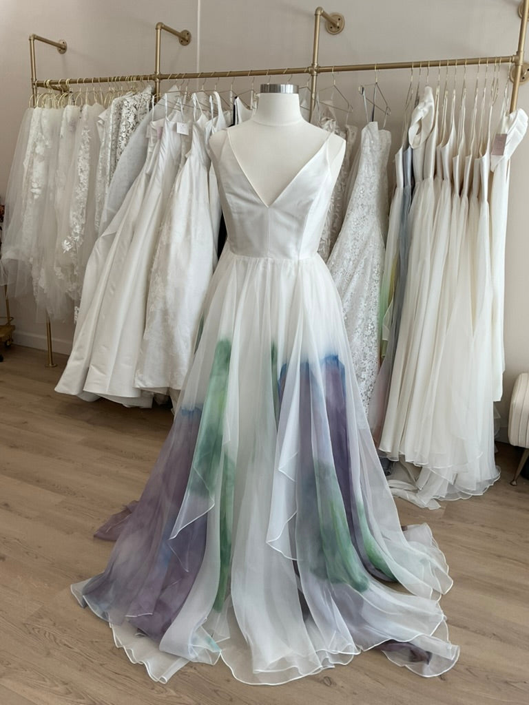 Leanne Marshall - Gabrielle Hand-Dyed Teal/Purple/Blue (14)