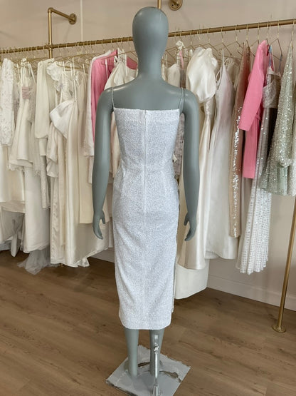 Markarian - White Sequin Bow Midi (4)