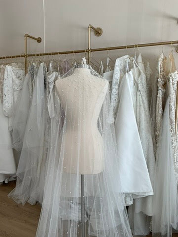 Custom - Two Tier Pearl Veil (Cathedral)