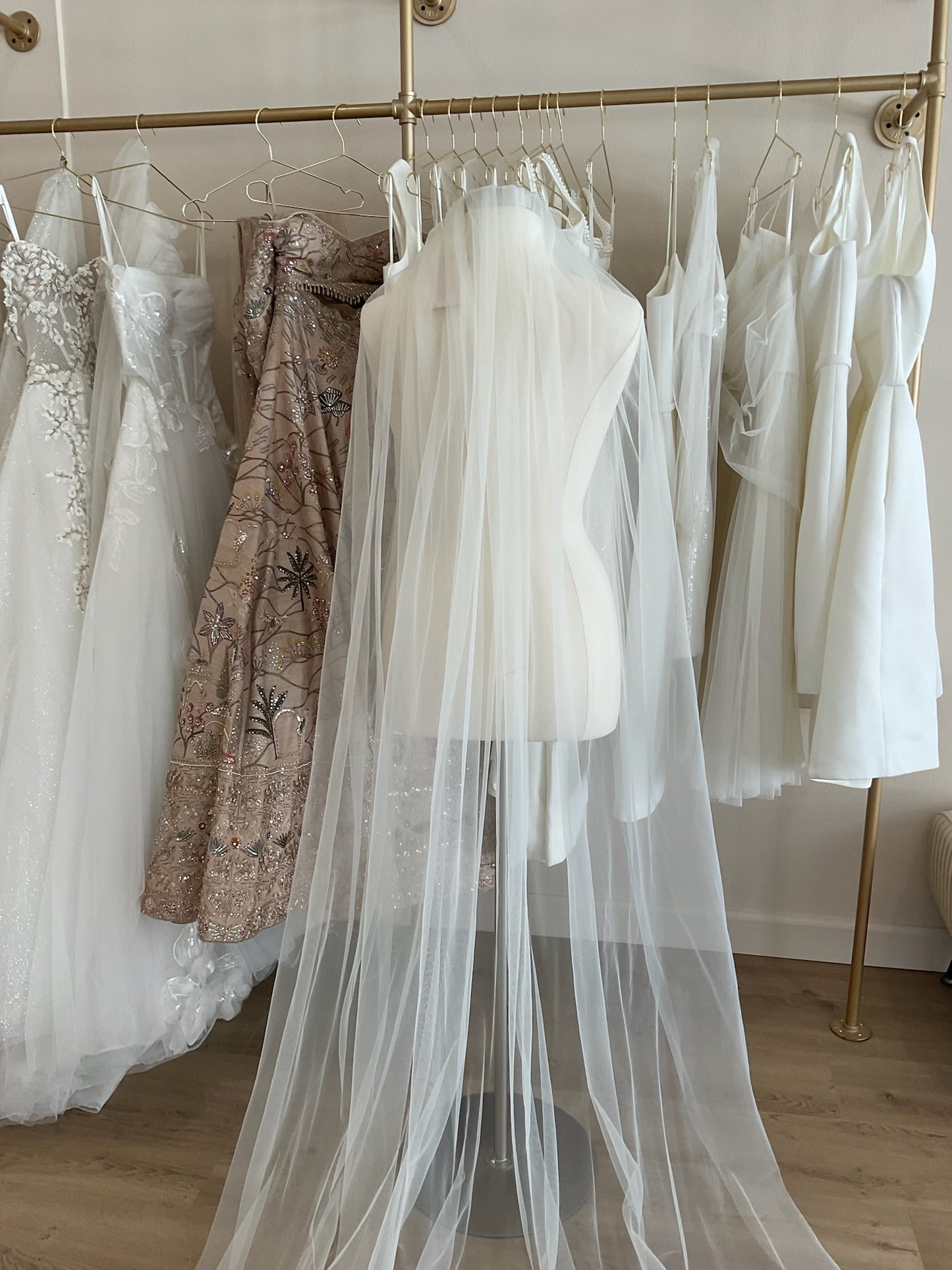 Galia Lahav - Raw Edge Cathedral Veil