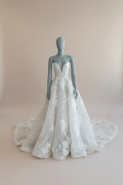 Monique Lhuillier - Wish w/ Jacket + Veil (8)