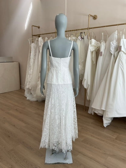 Shona Joy - Luminous Lace Panelled Maxi Dress (8)