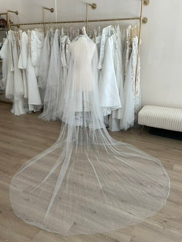 Custom - Two Tier Pearl Veil (Cathedral)