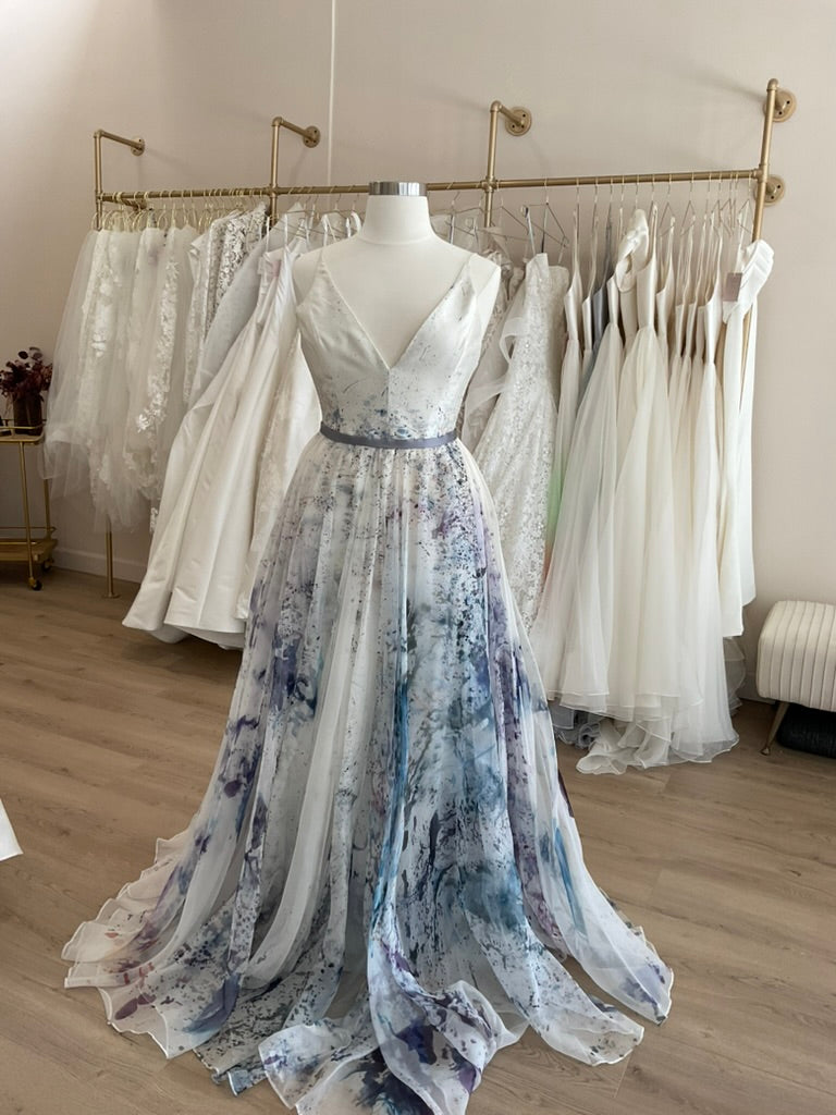 Leanne Marshall - Gabrielle Hand-Dyed Splatter Purple/Blue (14)