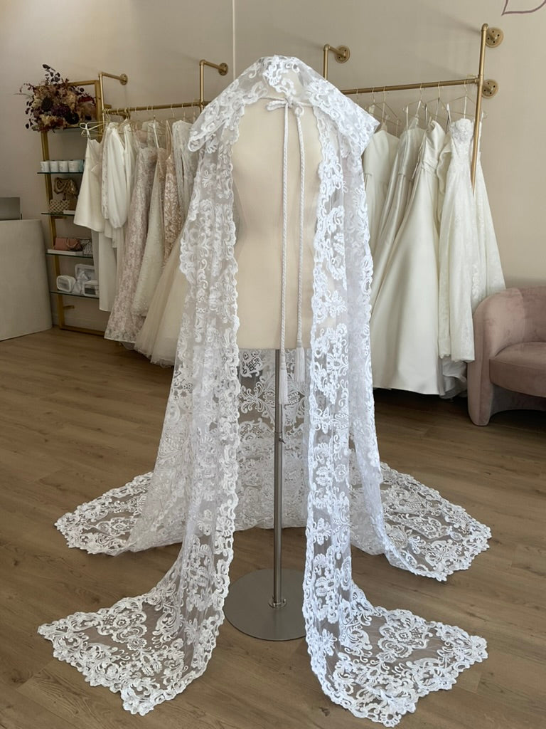Jila Atelier - Custom Long Cape with Hood & Tassel (O/S)