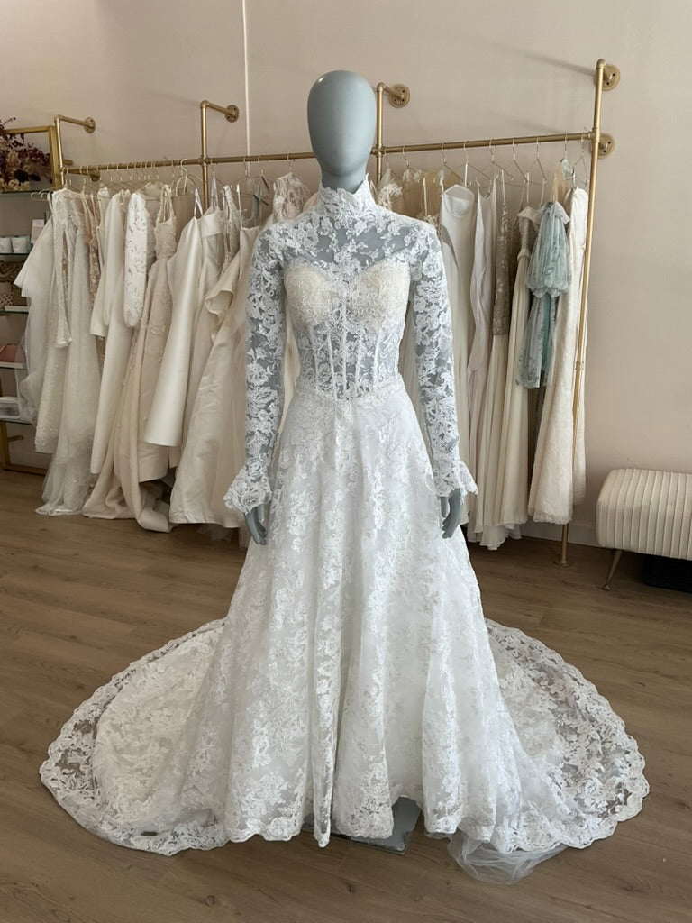 Jinza Couture - Custom Lace Ballgown (6)