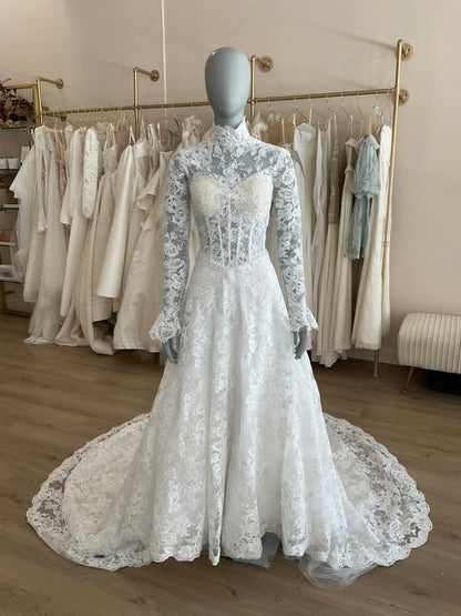 Jinza Couture - Custom Lace Ballgown (6)