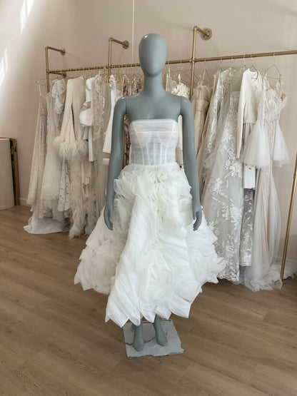 Milla - A-Line Tulle Midi Formal Occasion Dress (4)