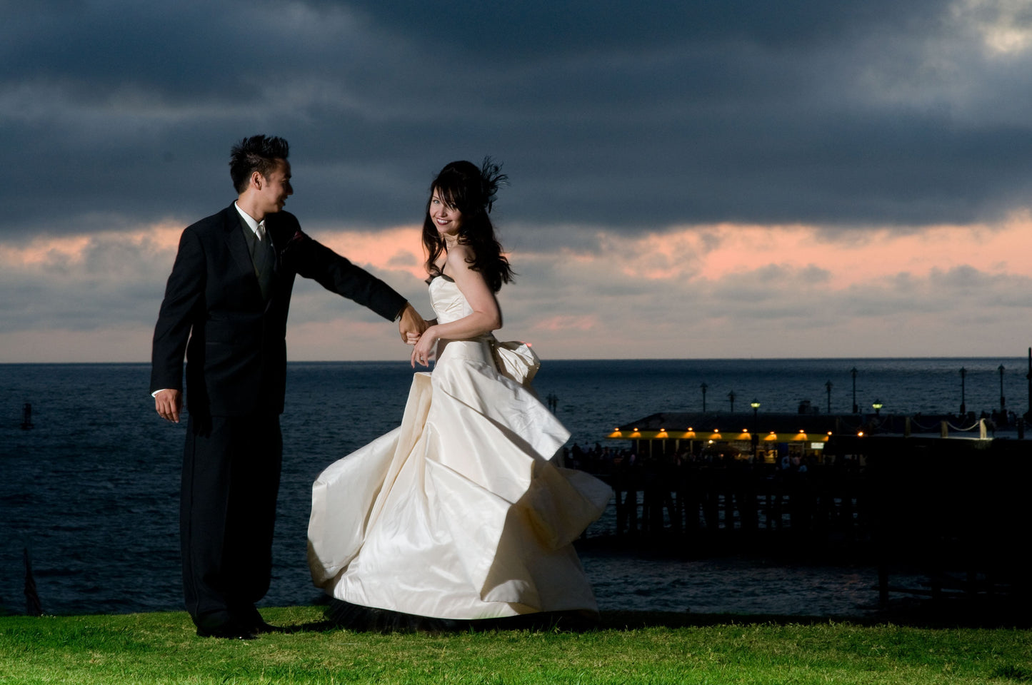 Vera Wang - Vintage Silk Faille Aline  (6)