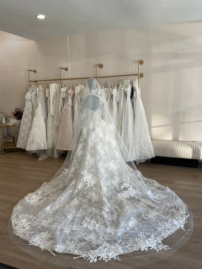 Monique Lhuillier - Wish w/ Jacket + Veil (8)