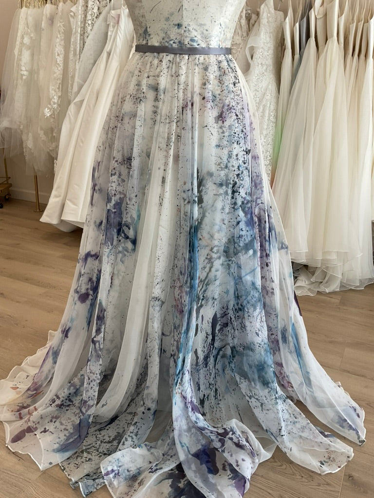 Leanne Marshall - Gabrielle Hand-Dyed Splatter Purple/Blue (14)