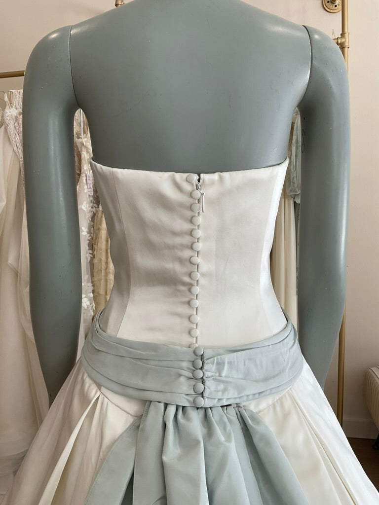 Amsale - Blue Sash (6)