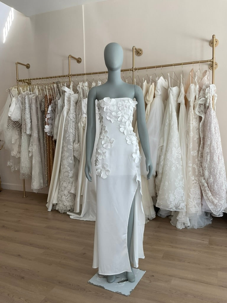 JW Pei - Floral Embroidered Long Dress (14)