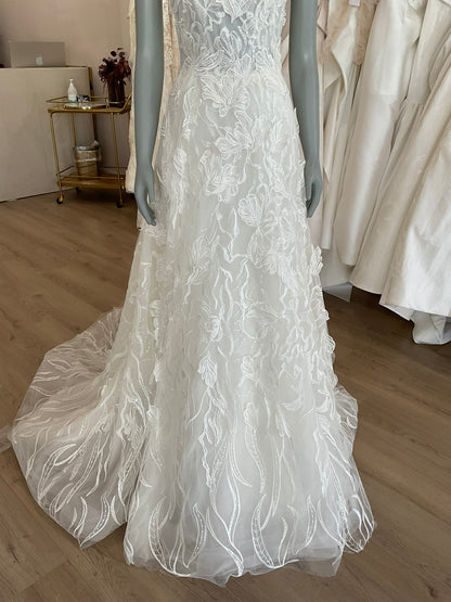 Amsale - Floral Tulle Prototype (2)