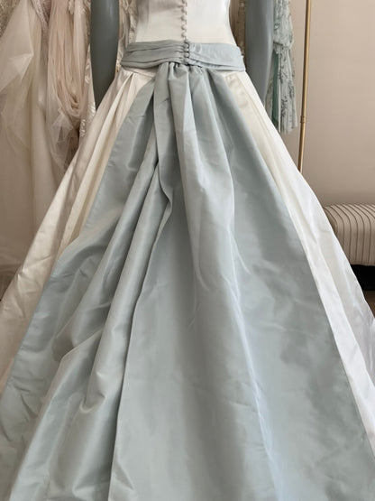 Amsale - Blue Sash (6)