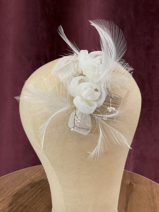 Cocoe Voci -  Organza Flowers, Leaves, Feathers, and Crystals