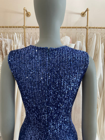 Naeem Khan - Beaded Fringe Sequin Mini Dress