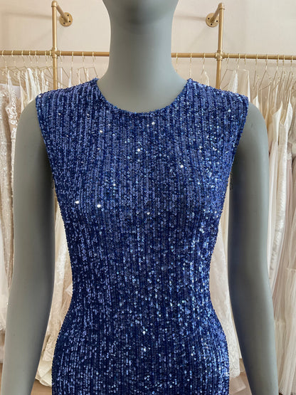 Naeem Khan - Beaded Fringe Sequin Mini Dress