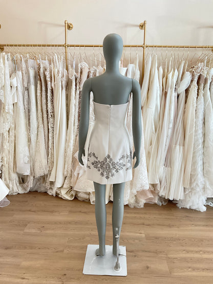 Lela Rose - Embroidered Mini Dress