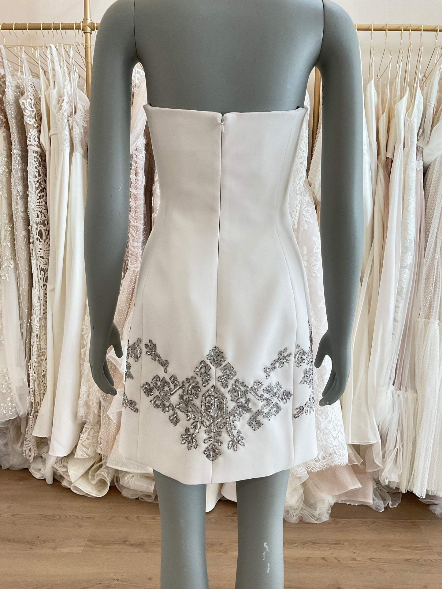 Lela Rose - Embroidered Mini Dress