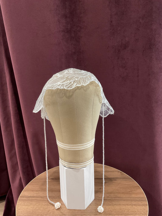 Tempéte - Sequin Bridal Bonnet