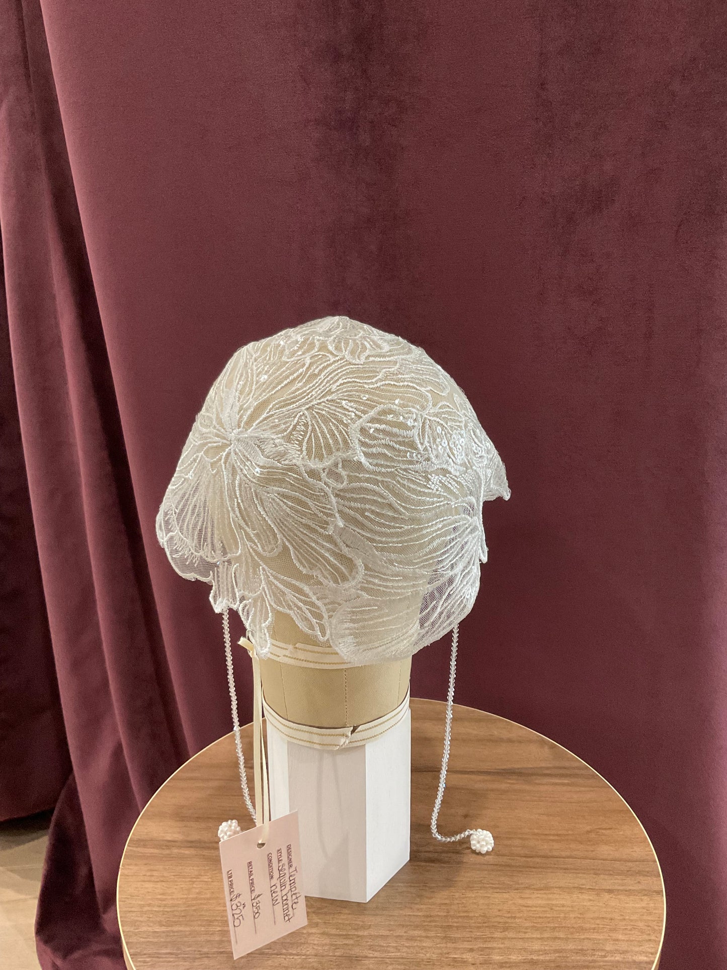 Tempéte - Sequin Bridal Bonnet