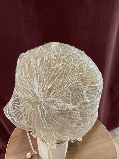 Tempéte - Sequin Bridal Bonnet