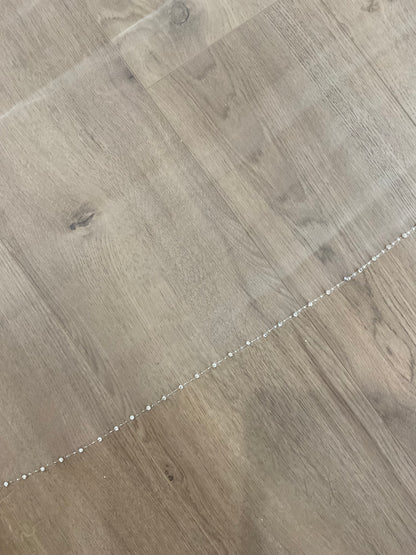 Morilee - Custom 170" beaded edge veil