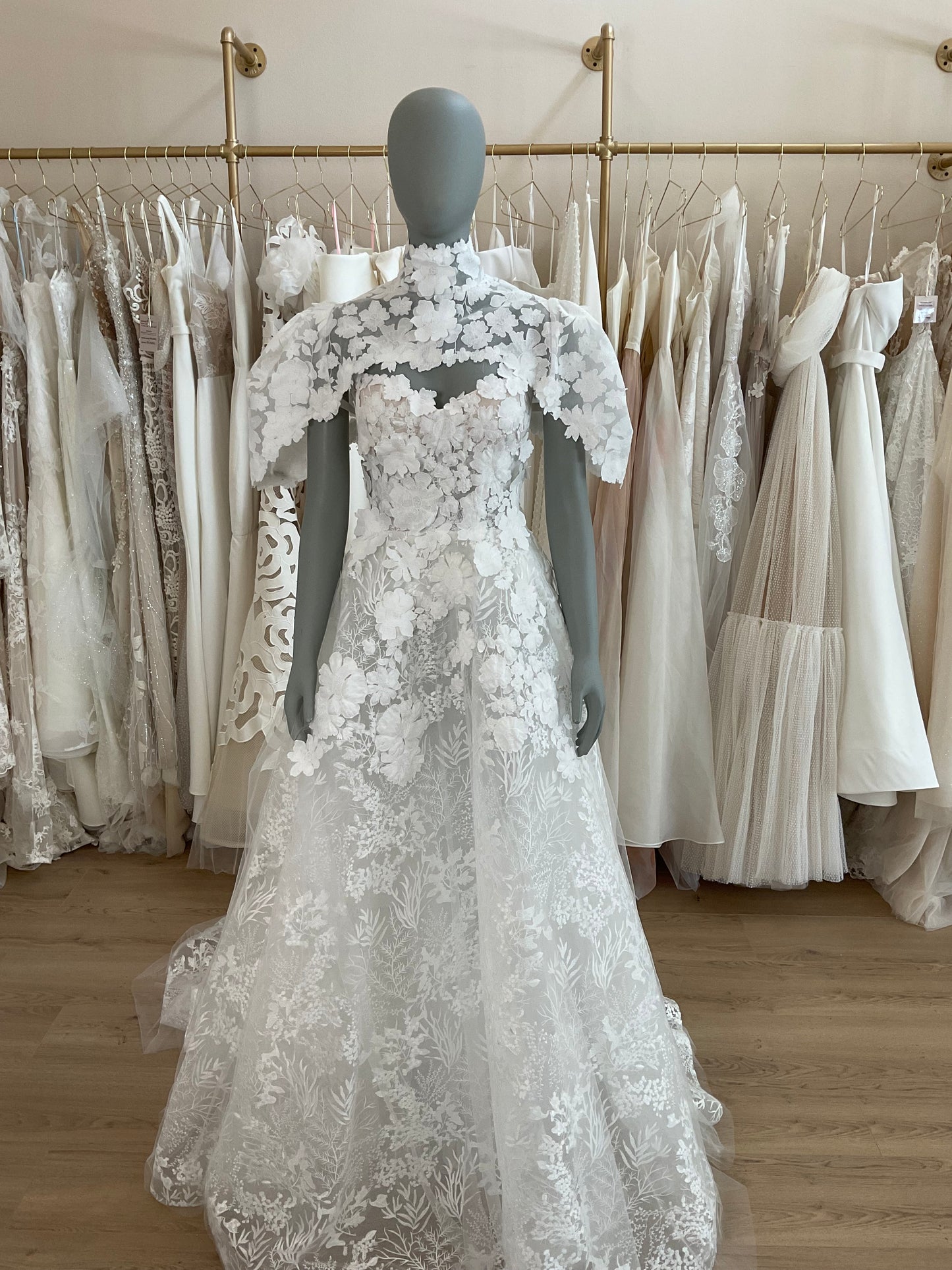 Reem Acra - Feelings Gown w/ Bolero (12)
