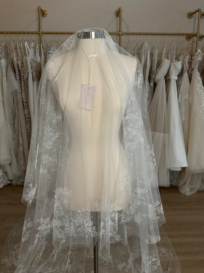Chyna Pope - Screen Printed "Lace" Veil