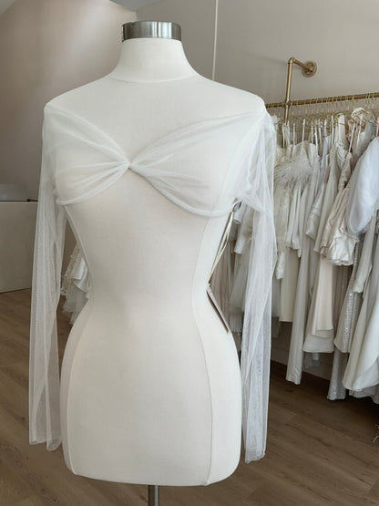 Alexandra Grecco - Bleeker Bolero (12)Toppers/BolerosIvory