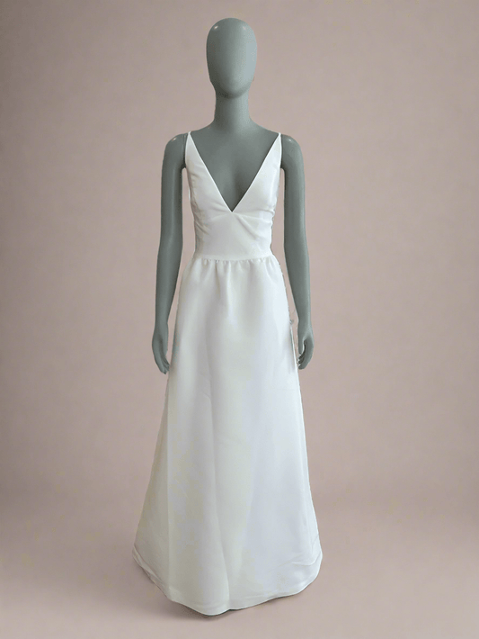 used amsale bridesmaid dress Amsale Bridesmaid Dress Belle GB284A Graphite