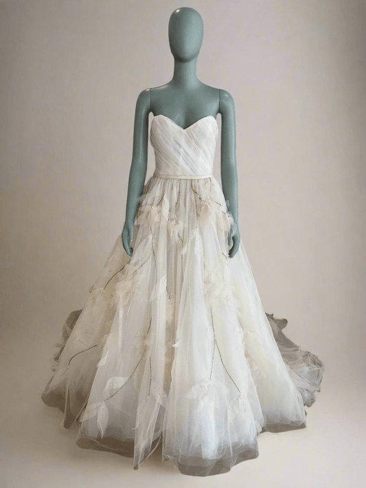 Amsale - Zora w/veil (10)Wedding DressesBlush