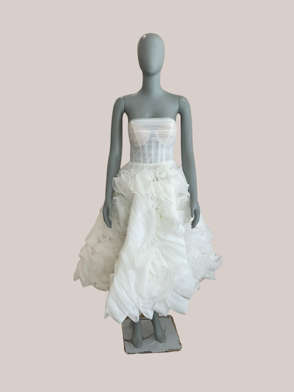 Milla - A-Line Tulle Midi Formal Occasion Dress (4)
