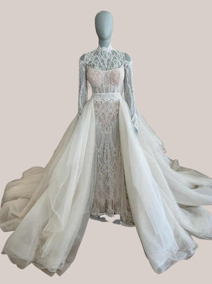 Galia Lahav - Elysee w/ Overskirt and Bolero (6)