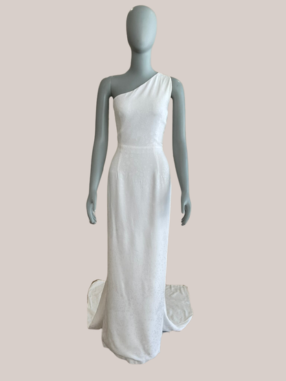 Markarian - Juno White Floral Brocade Gown  (8)